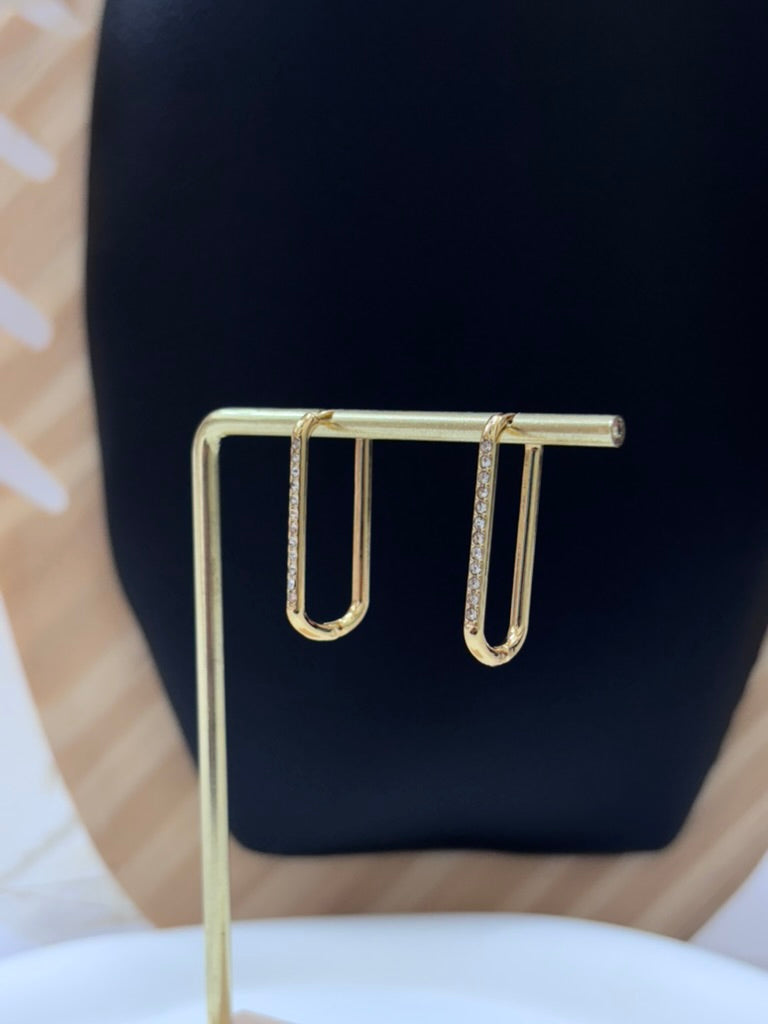 Paperclip Drop Hoops