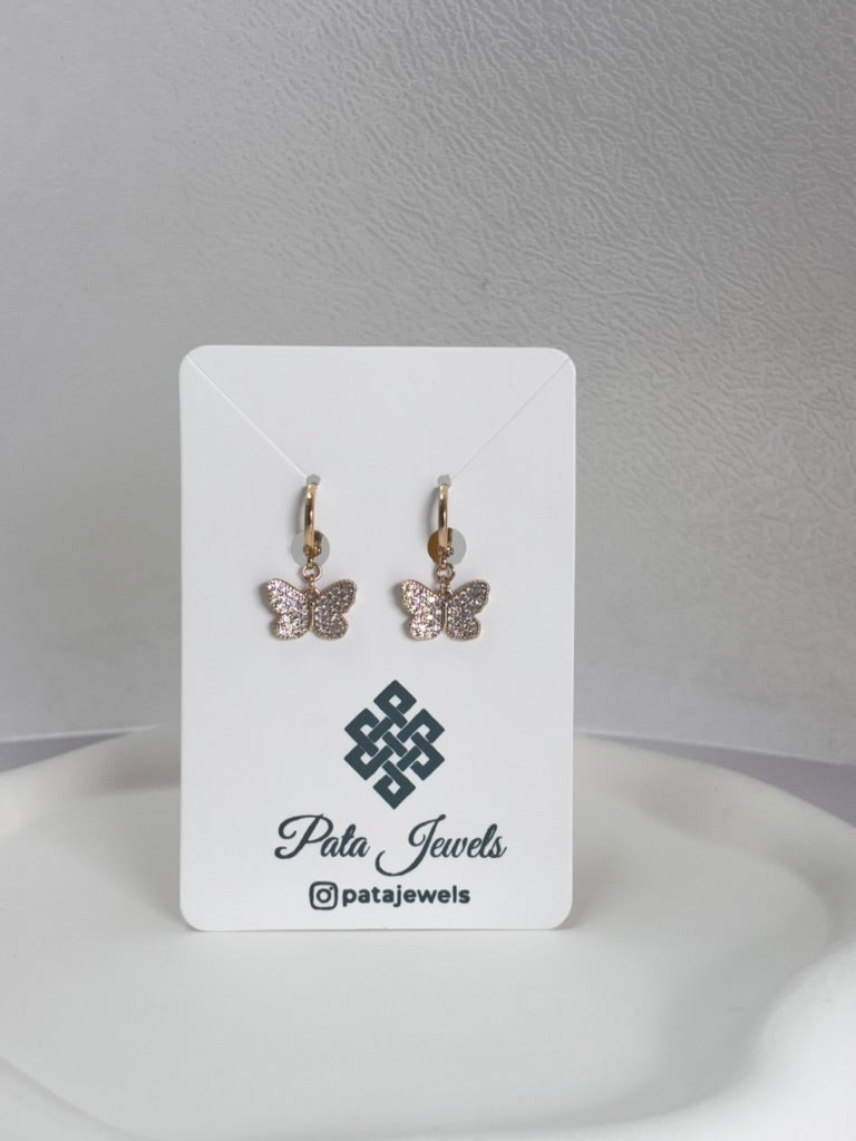 Butterfly Sparkle Charm Danglers