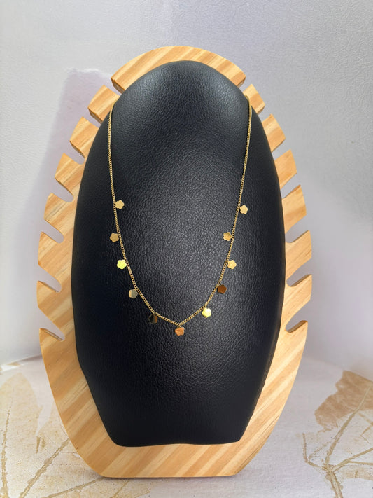 Gold Confetti Dot Necklace