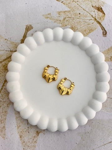 Ripple Drape Hoops