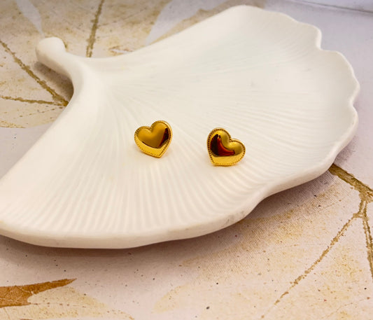 Classic Heart Studs