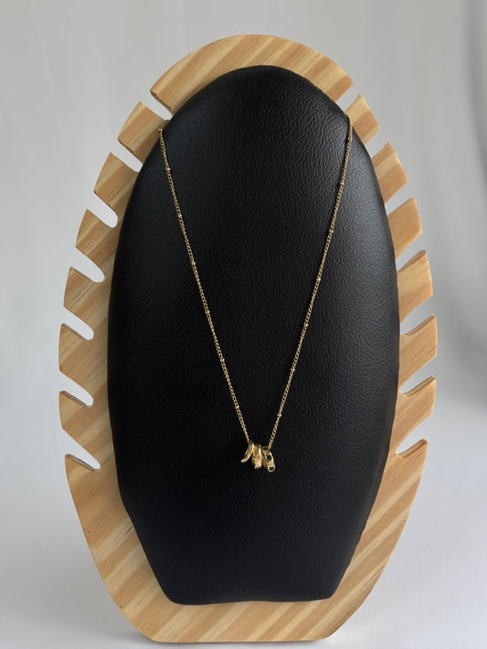 Triple Ring Pendant Necklace