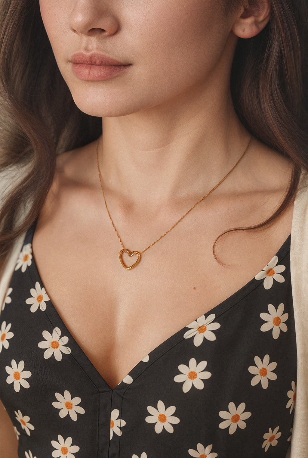 Linked Heart Necklace
