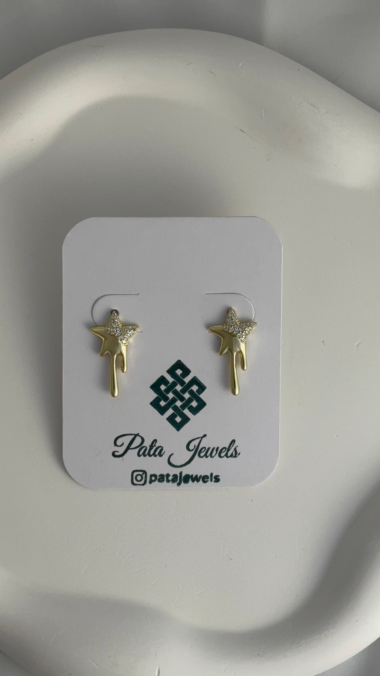 Stardust Drip Stud Earrings