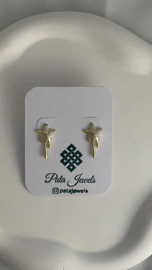 Stardust Drip Stud Earrings